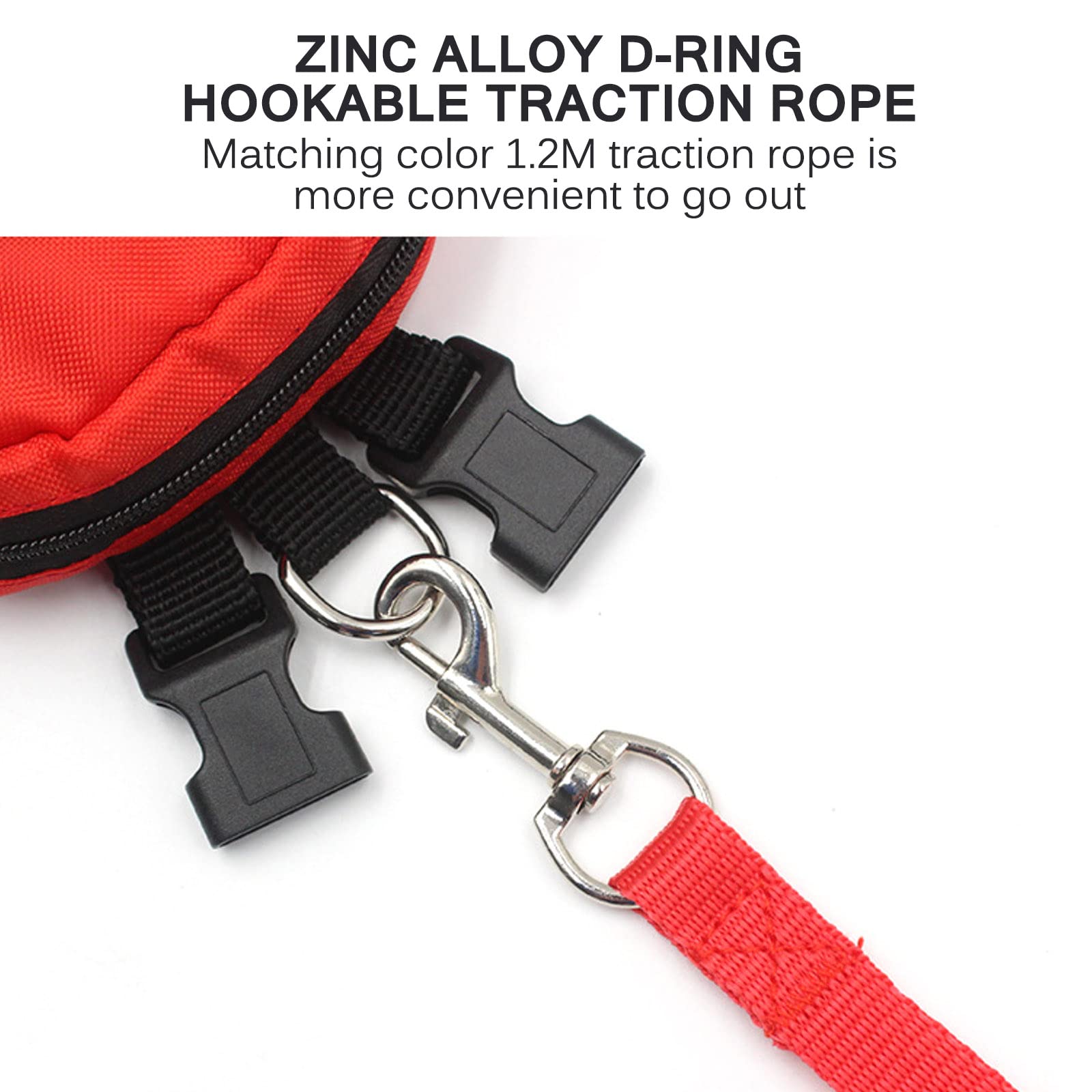 Large Adjustable Dog Backpack with Leash - Multi-Purpose Dog Saddle Bag & Storage for Hiking, Travel & Outdoor Adventures (Size S)