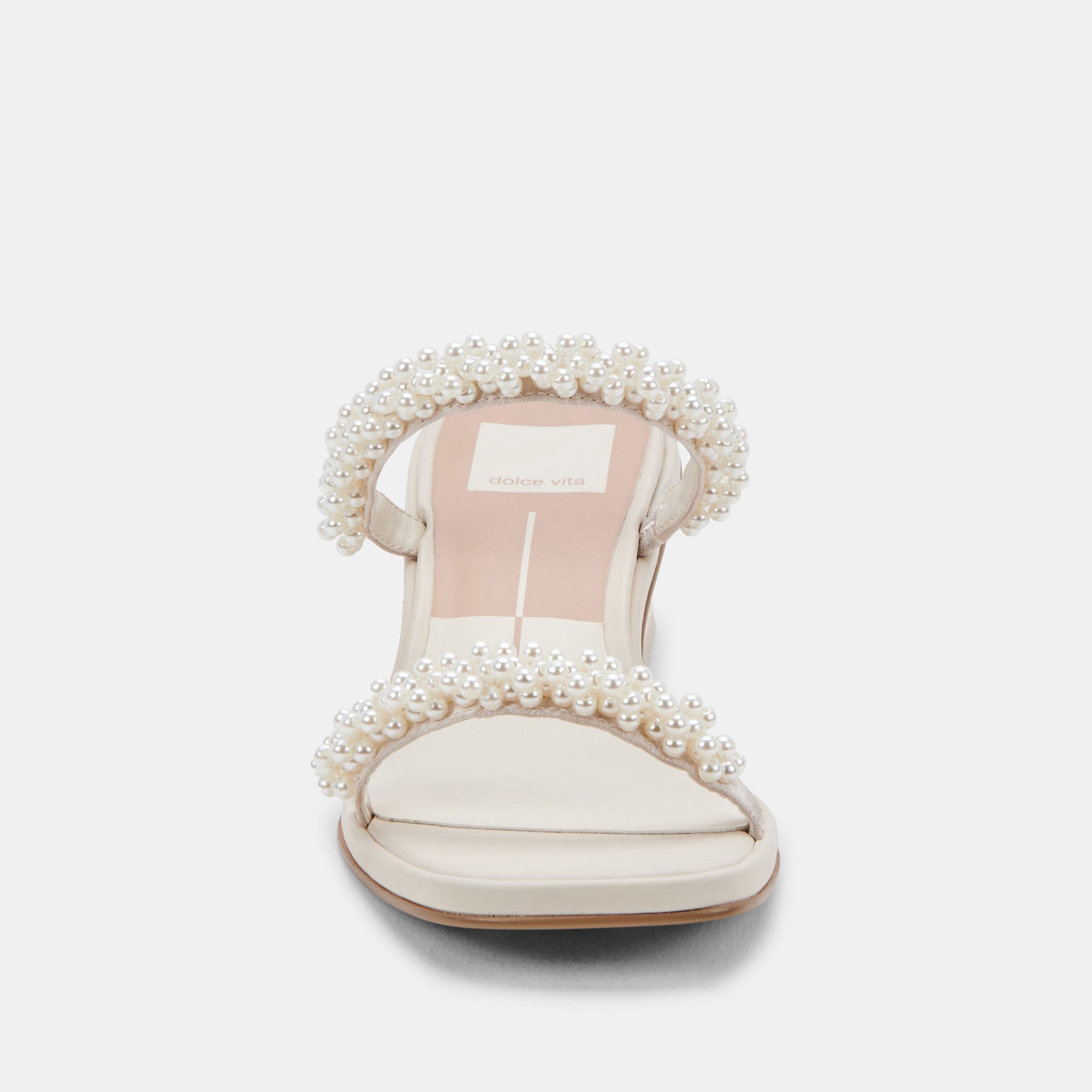 Vanilla Pearl Heels for Women - Elegant High Heel Sandals with River Pearls - Perfect for Weddings, Parties & Evening Events | re:vita