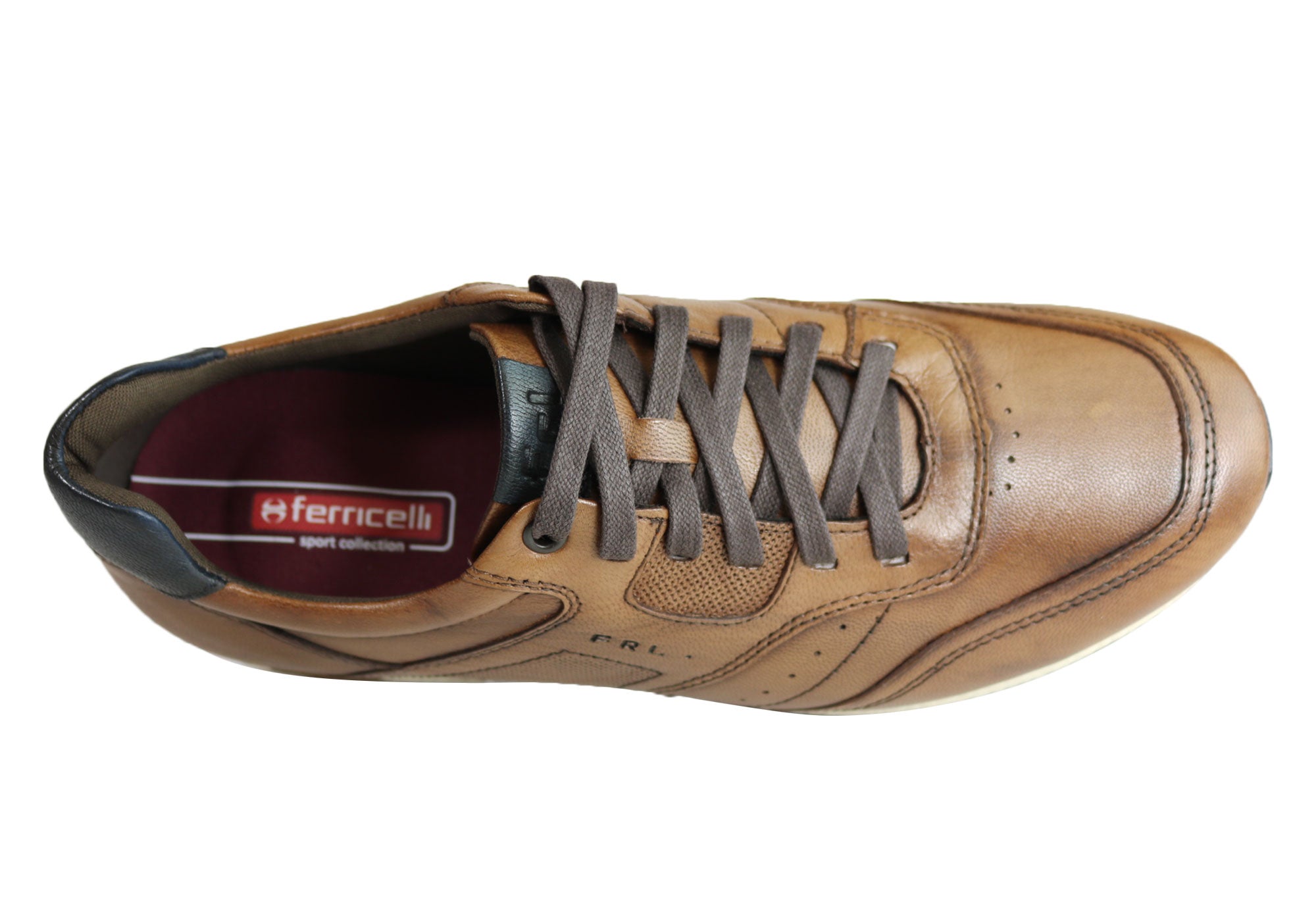 Ferricelli Phil Men's Genuine Leather Casual Shoes - Comfortable & Stylish Brazilian-Made Footwear for Everyday Wear & Outdoor Activities