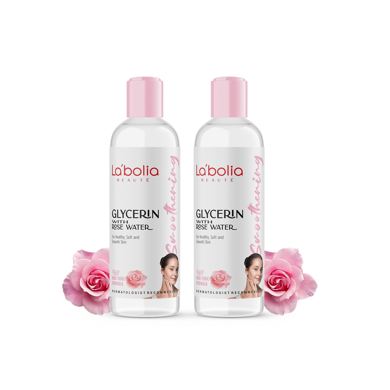 Organic Glycerin with Rose Water for Hydrated & Glowing Skin | Natural Face & Body Moisturizer (100g x 2 Pack) - Perfect for Dry Skin Care, DIY Beauty Recipes & Spa Treatments