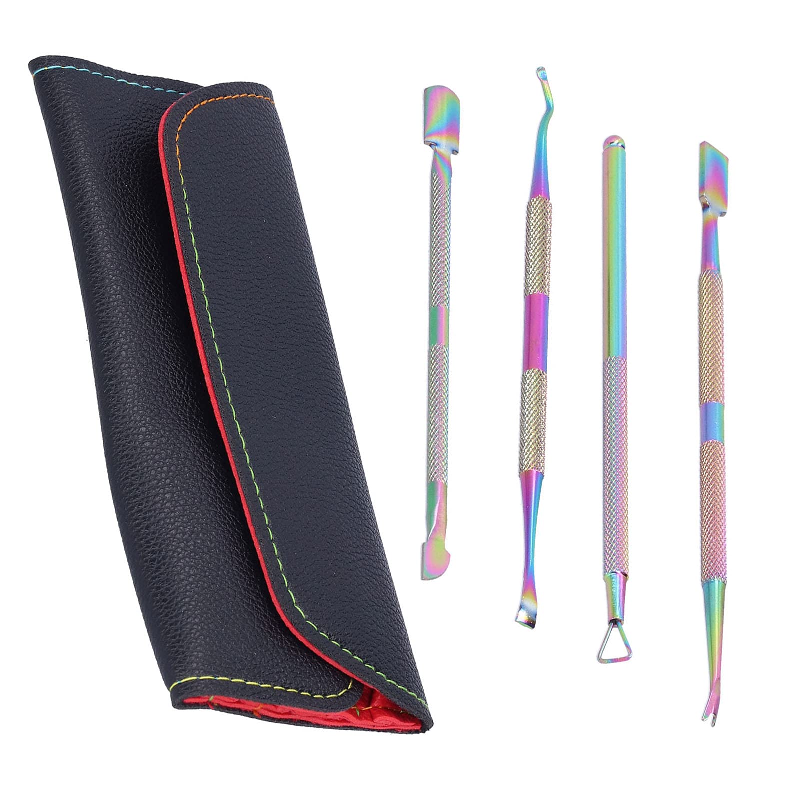Eco-Friendly Nail Grooming Kit with Rust-Proof Cuticle Pusher - Professional Manicure Tools for Nail Salon & Home Use
