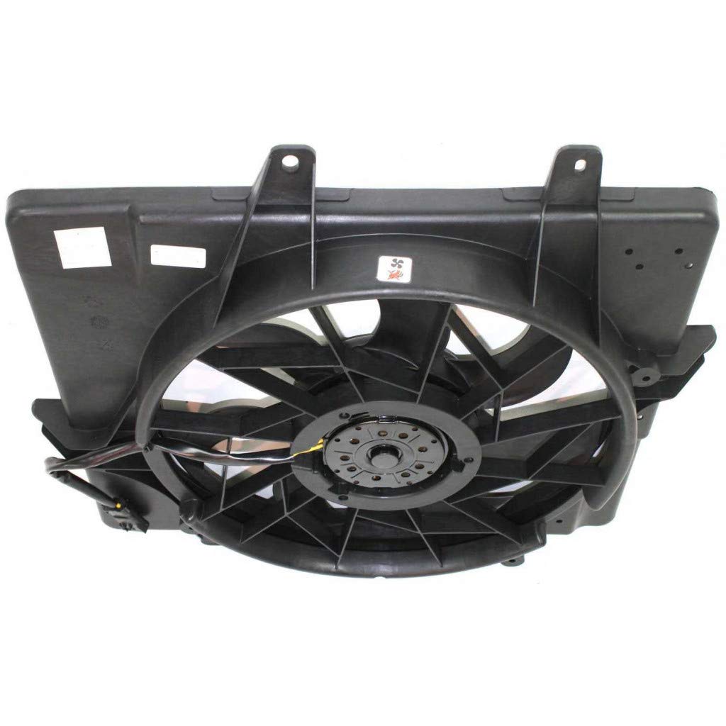 Chrysler PT Cruiser A/C Radiator Fan Assembly Replacement for 2001-2005 Models - Compatible with CH3115118 & 5017407AB, Fits 2.0L & 2.4L Engines - Perfect for Cooling System Repairs & Summer Driving