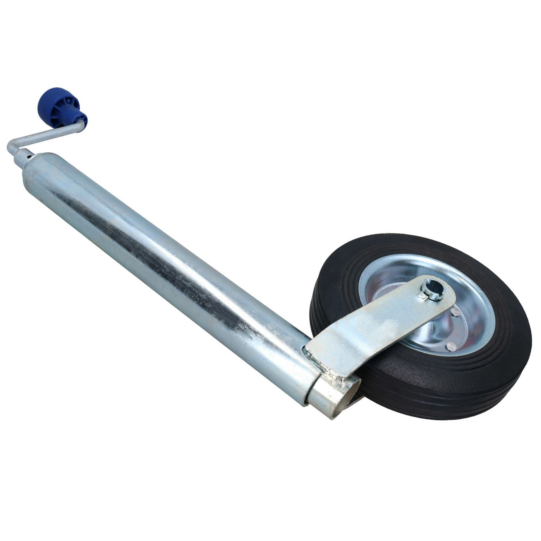 AB Tools 48mm Heavy Duty Jockey Wheel for Trailers & Caravans - 200mm Steel Centered Wheel - Perfect for Easy Maneuvering & Parking of Campers, Boats & Utility Trailers