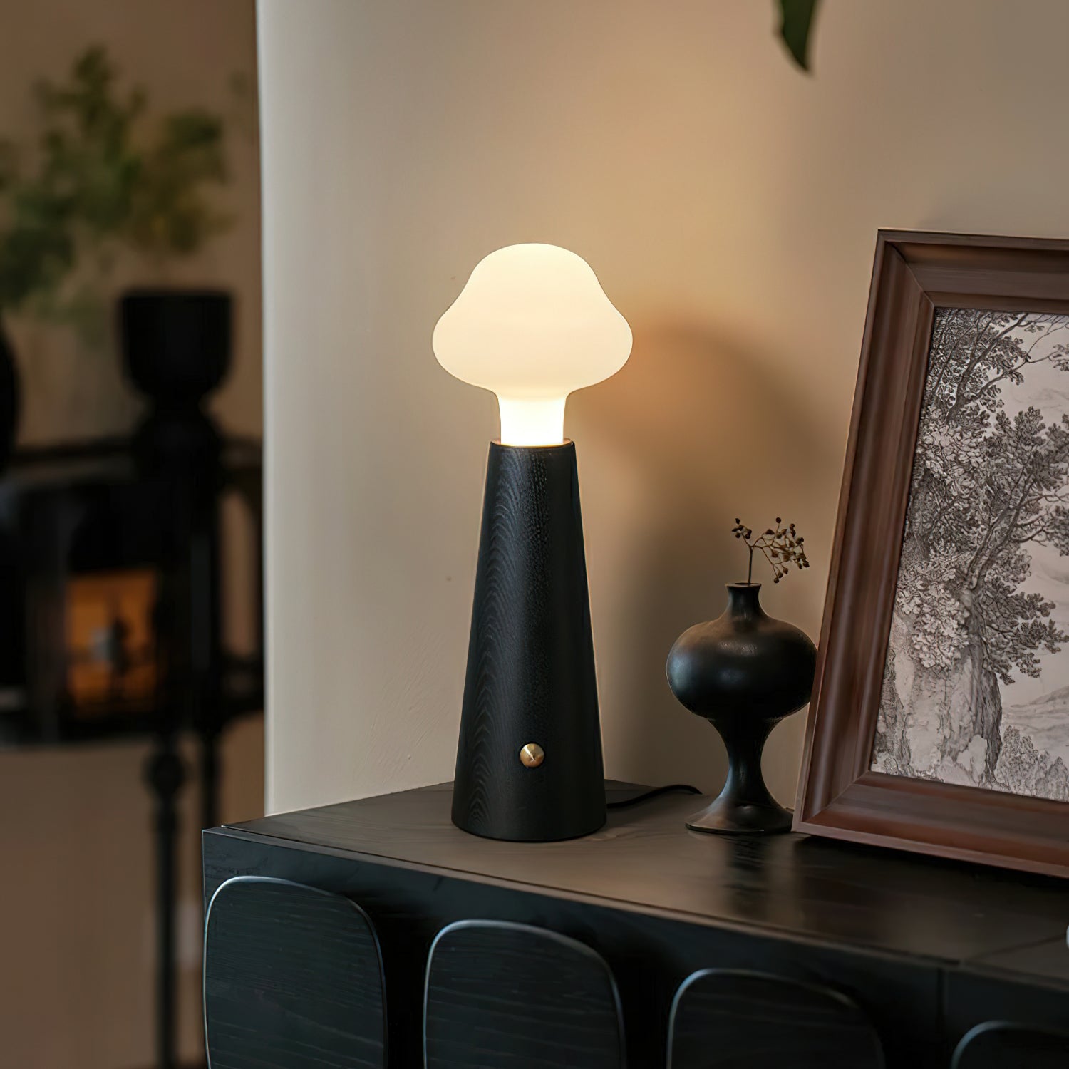 Cloudlet Table Lamp - Modern LED Bedside Lamp with Touch Control & USB Port, Perfect for Bedroom, Living Room, and Office Decor