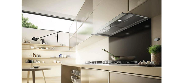 Elica 60cm Built-In Cooker Hood - Powerful Kitchen Ventilation for Smoke & Odor Removal - Perfect for Modern Homes & Apartments