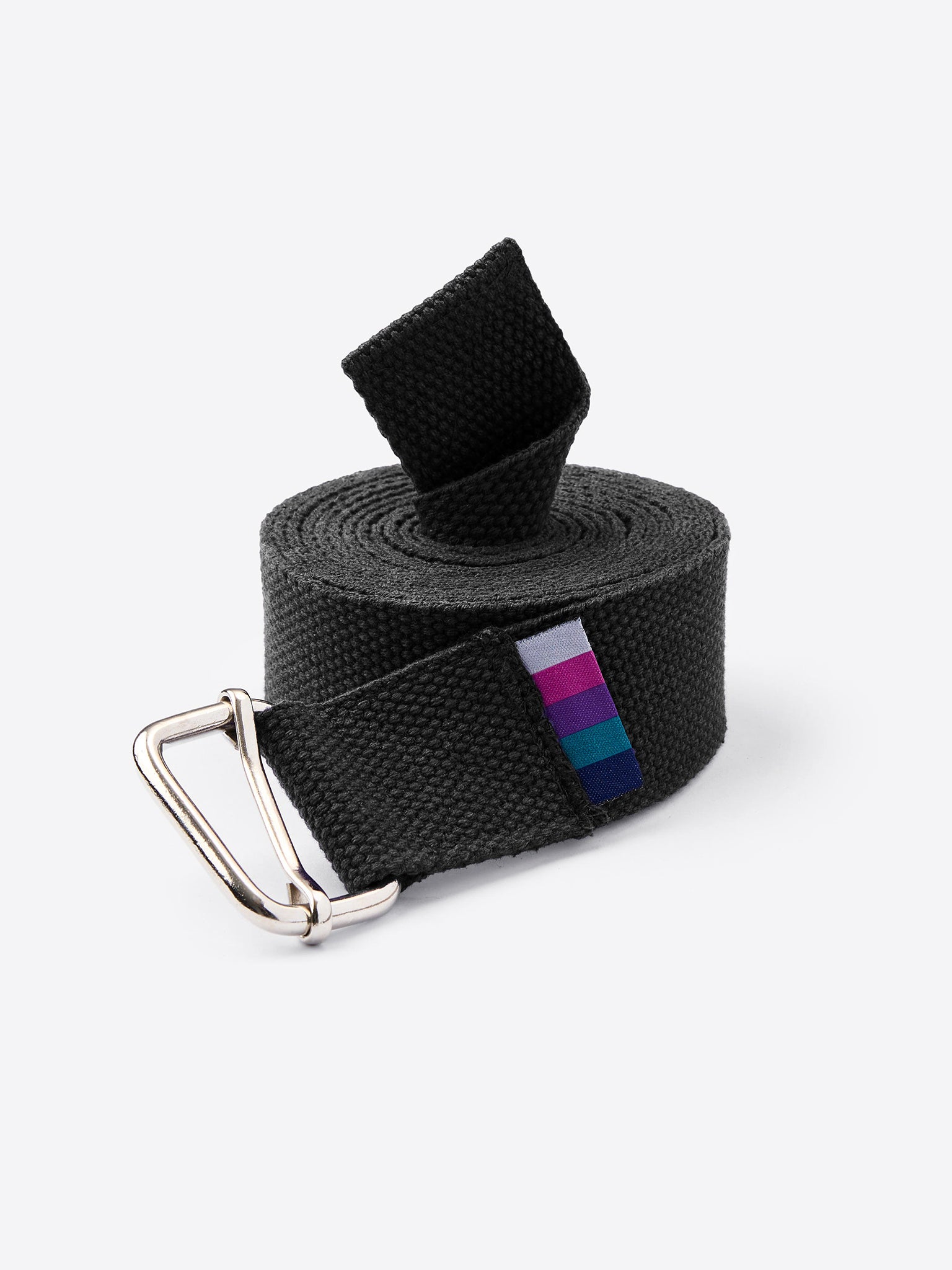 Organic Cotton Wide Yoga Belt for Stretching & Flexibility - Premium Yoga Strap for Poses, Pilates & Physical Therapy - Ideal for Home, Studio & Travel Use