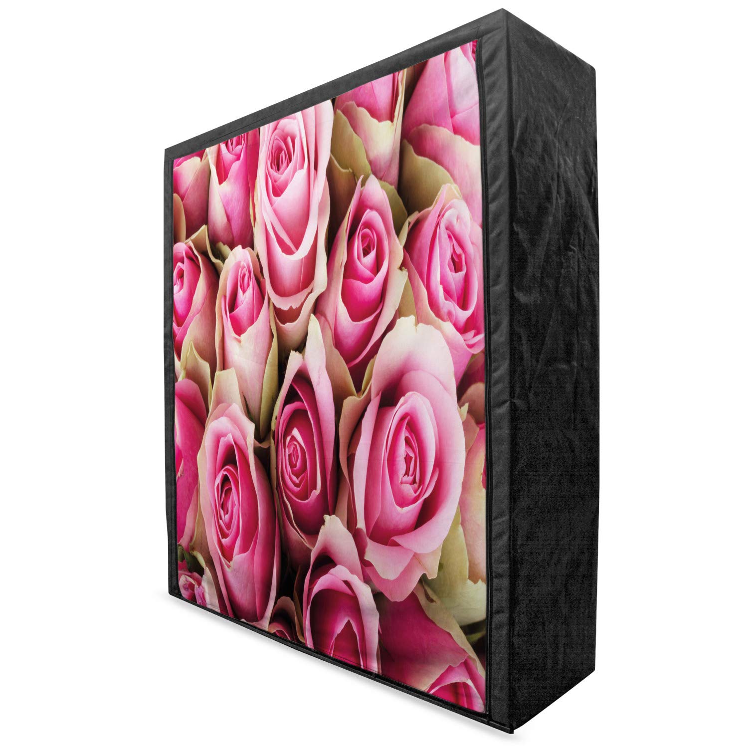 Ambesonne Rose Portable Fabric Wardrobe - 59