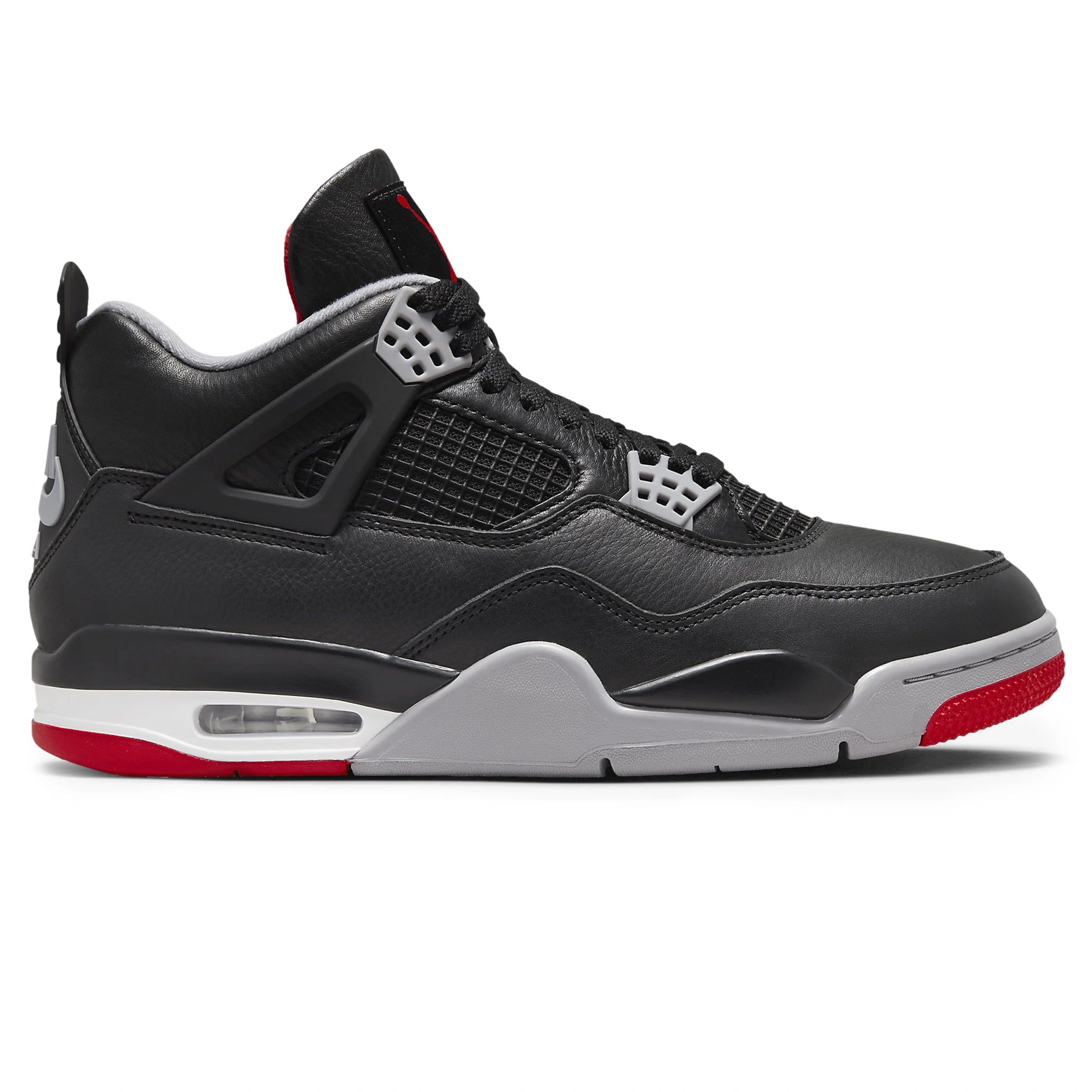 Air Jordan 4 OG Bred Reimagined Retro Basketball Shoes - Men's High-Top Sneakers for Streetwear & Court Performance | Perfect for Casual Wear, Sports & Sneaker Collectors