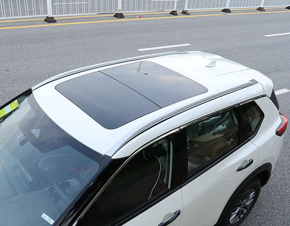 FANTE 2-Piece Silver Roof Rack Rails for 2022-2023 Nissan X-Trail Rogue | No-Screw Installation Cargo Cross Bars | Perfect for Camping, Road Trips & Outdoor Adventures