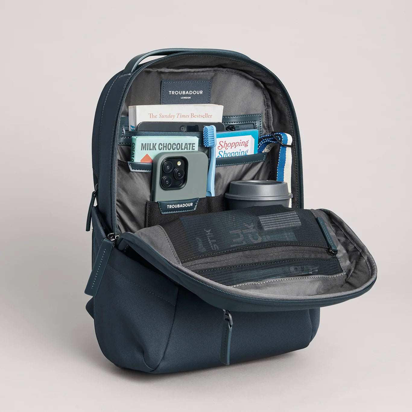 Troubadour Apex Compact Backpack 3.0 - Lightweight Waterproof Travel Backpack for Men & Women - Perfect for Commuting, Hiking & Everyday Use