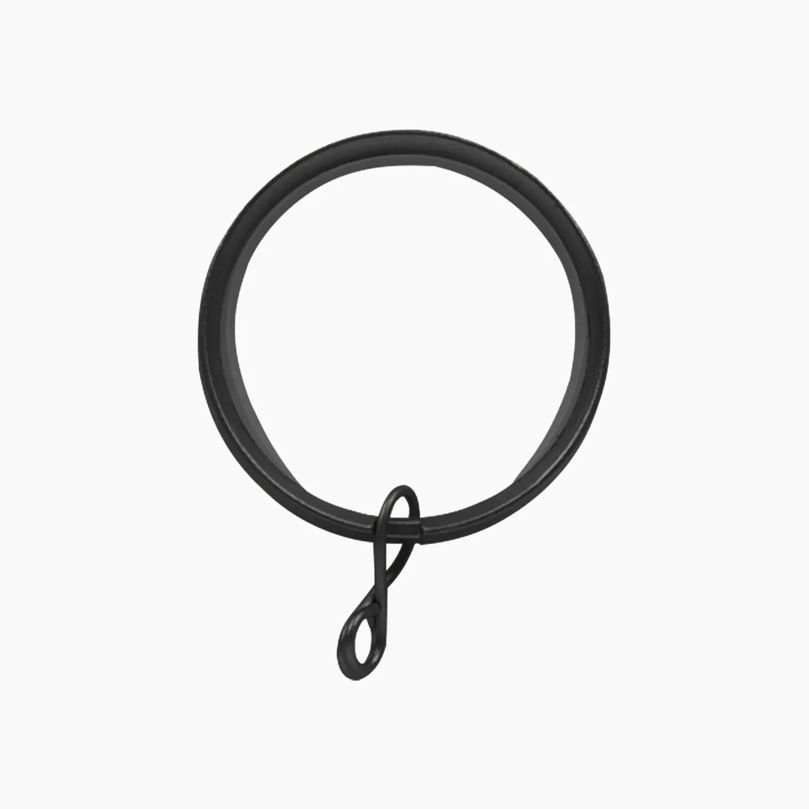 12 Pack Quiet Glide Curtain Rings Eyelet Hooks - Smooth & Silent Curtain Hanging for Living Room, Bedroom & Dorm