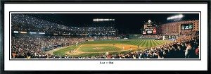 Cal Ripken Last at Bat Night Game Panoramic Photo - Perfect for Baseball Memorabilia, Sports Fan Gifts & Man Cave Decor