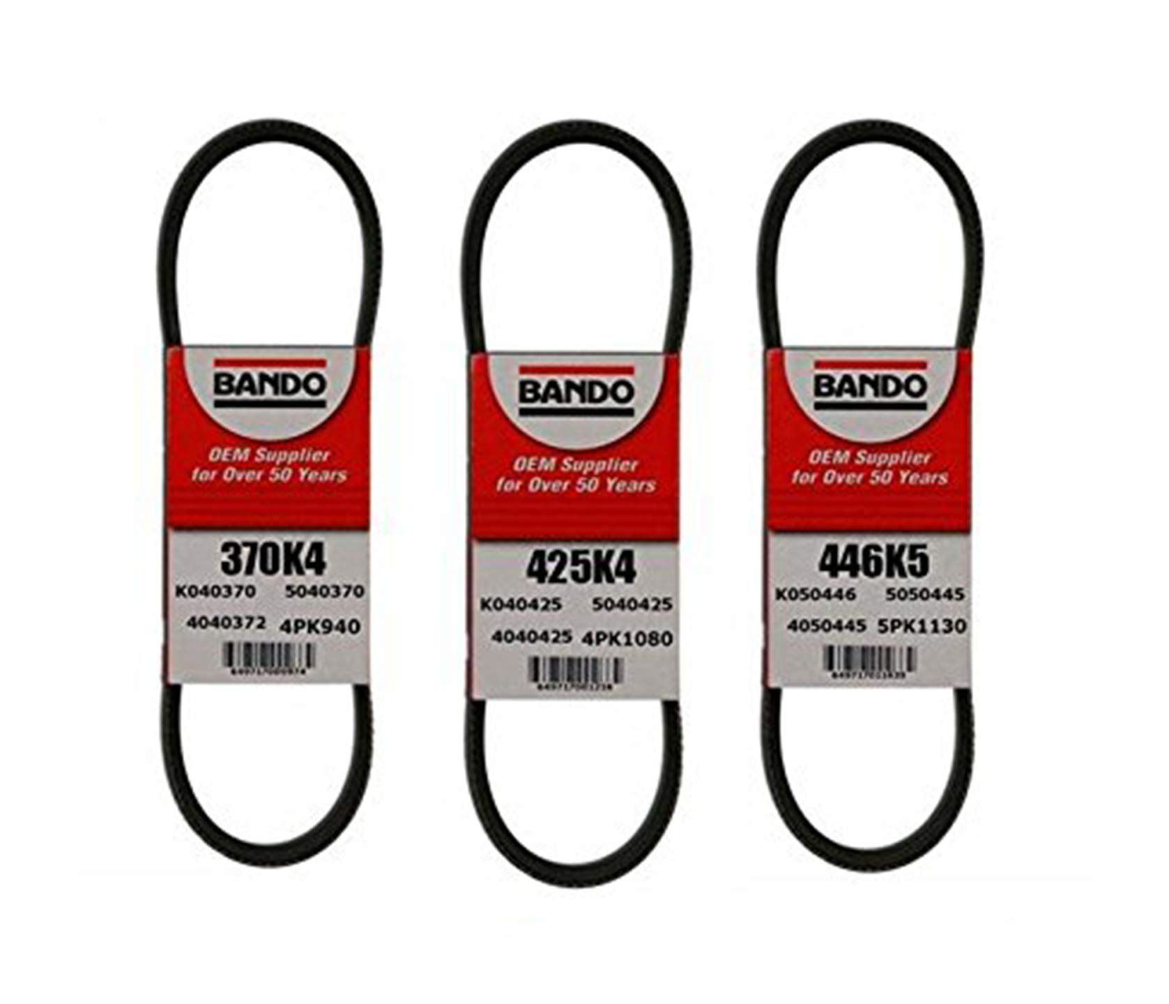 MAC Serpentine Belt & Alternator Belt Replacement for Kia Sorento 3.5L V6 (2003-2006) - Durable Engine Accessory Belts for Smooth Performance - Perfect for Highway Driving & Daily Commutes