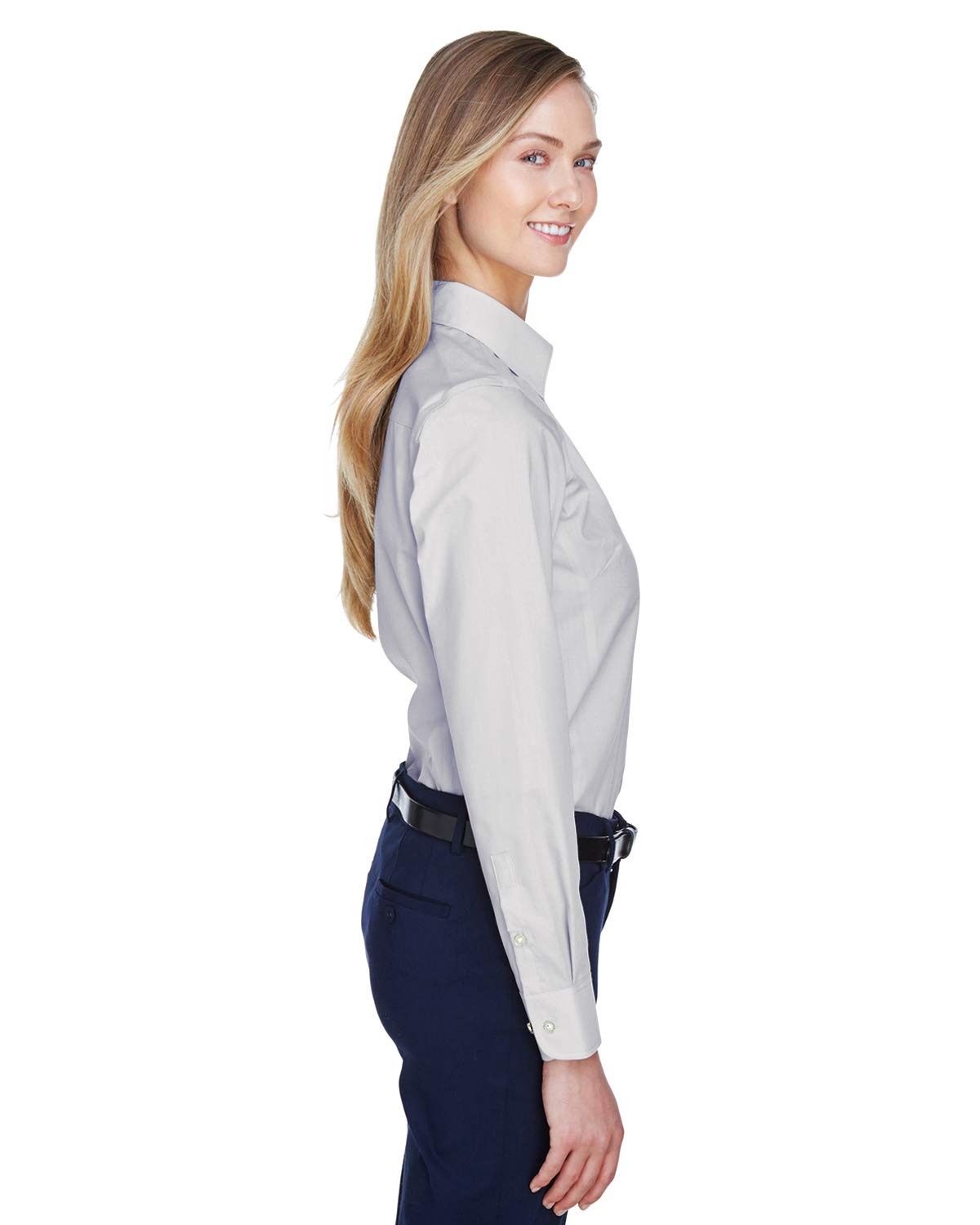 Devon & Jones Women's Solid Broadcloth Shirt - Office & Casual Wear