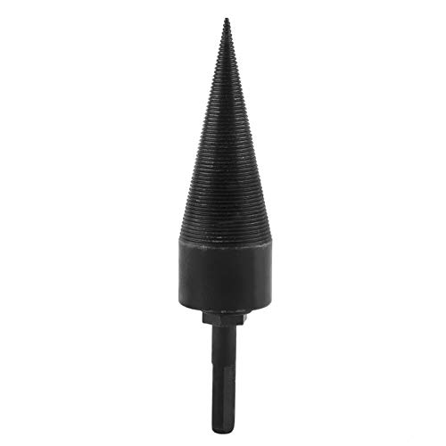 Firewood Drill Bit - High Speed Steel Log Splitter for Electric Drill (38mm/45mm) | Wood Splitting Tool for Fireplace, Camping & DIY Home Projects