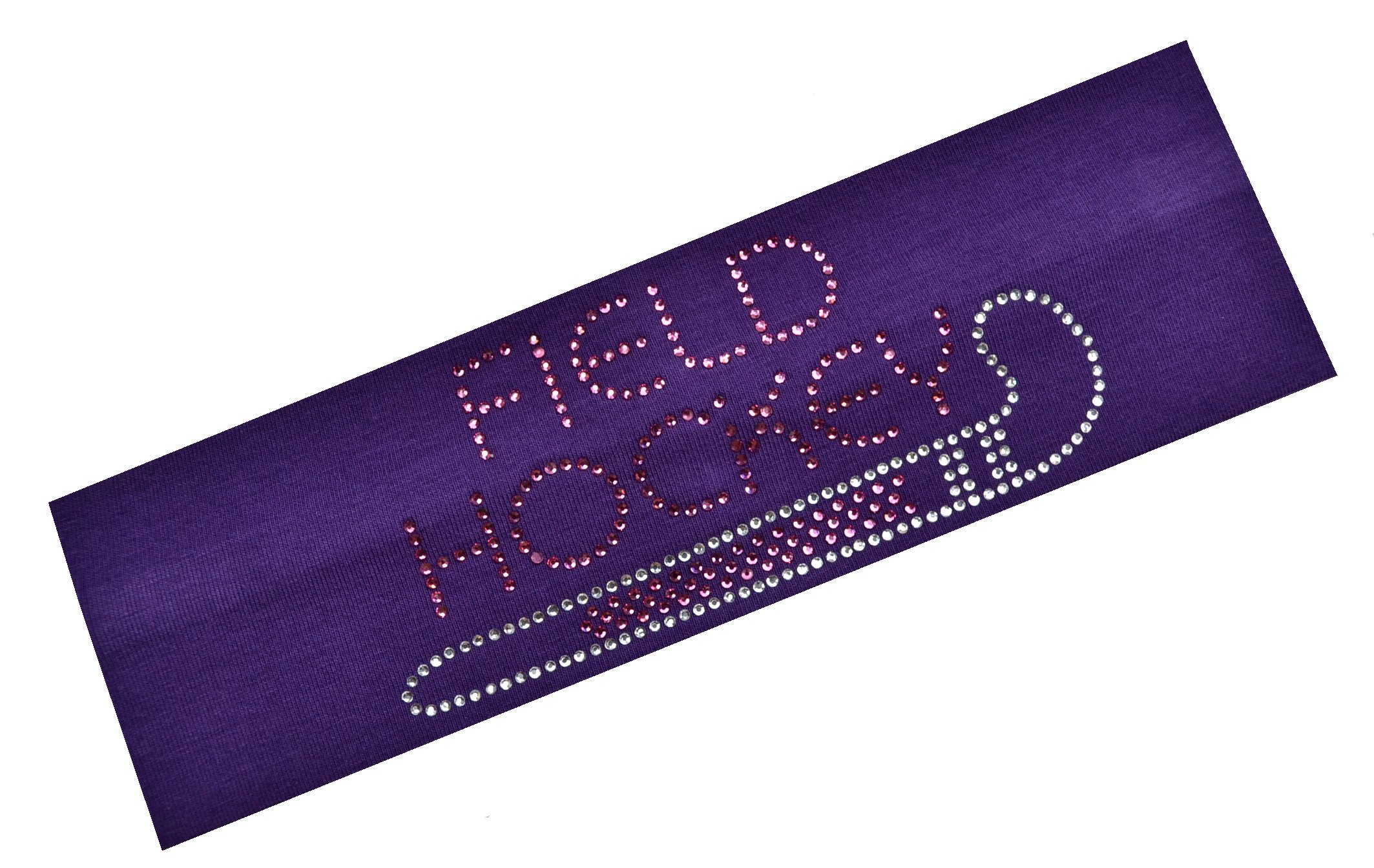Funny Girl Designs Rhinestone Stretch Headband for Field Hockey - Adjustable Sports Headband for Girls, Teens & Adults - Perfect for Games, Practice & Team Spirit Accessories