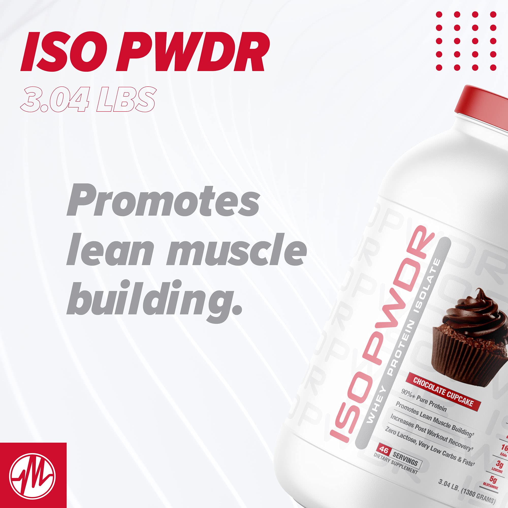 Metabolic Nutrition Whey Protein Isolate ISO PWDR - Strawberry Cream Flavor, 3.04lb (23 Servings) | 26g Fast Digesting Protein, Zero Carbs & Lactose, Low Fat | Ideal for Post-Workout Recovery, Muscle Building & Weight Management