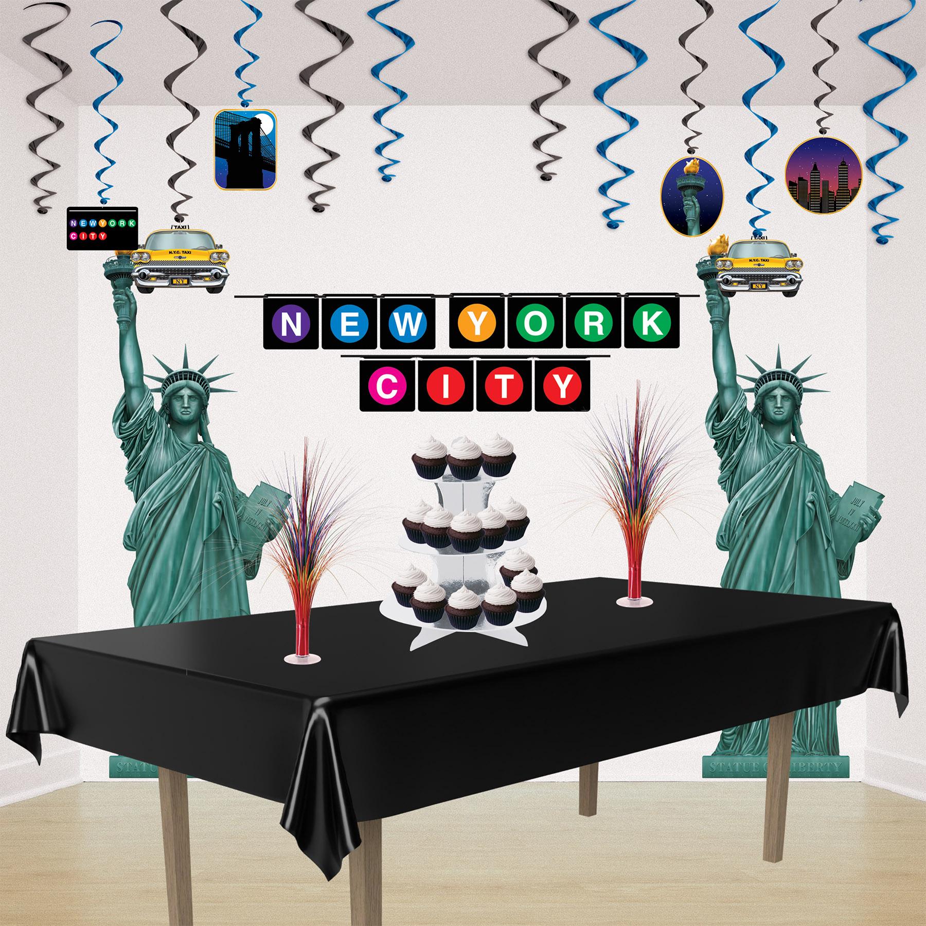 12 Pack Beistle Jointed Statue of Liberty Party Decorations - Patriotic 4th of July, Halloween & New Year's Eve Party Supplies for Home & Office Celebrations
