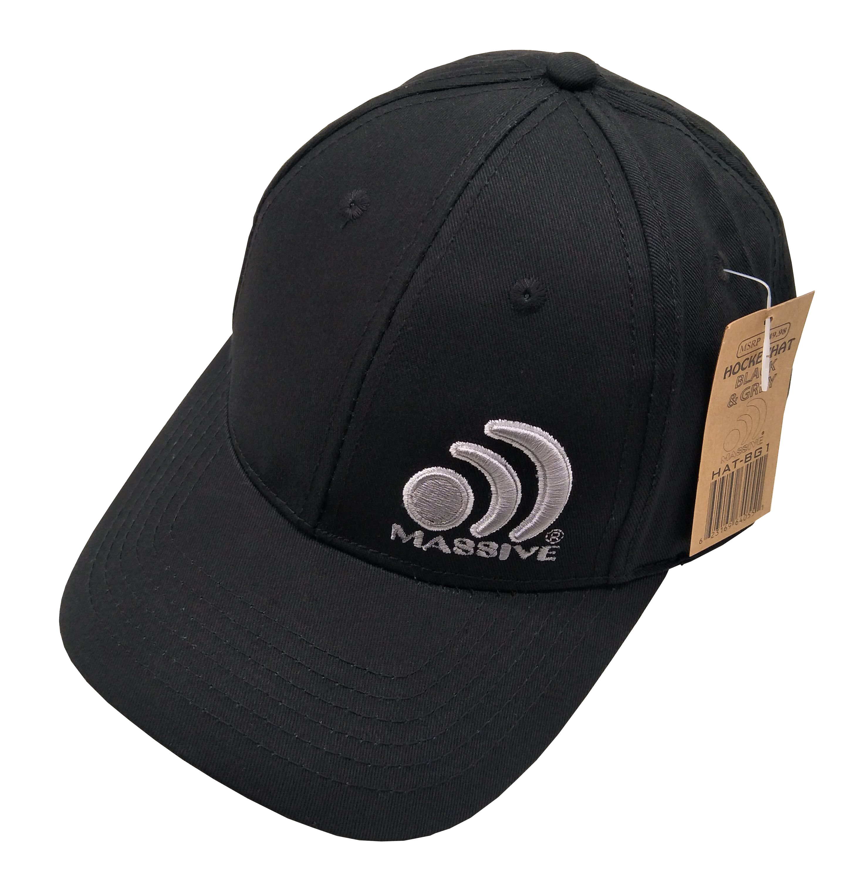 BG1 Black Hockey Hat for Men & Women - Adjustable Snapback Cap for Sports, Outdoor Activities & Casual Wear