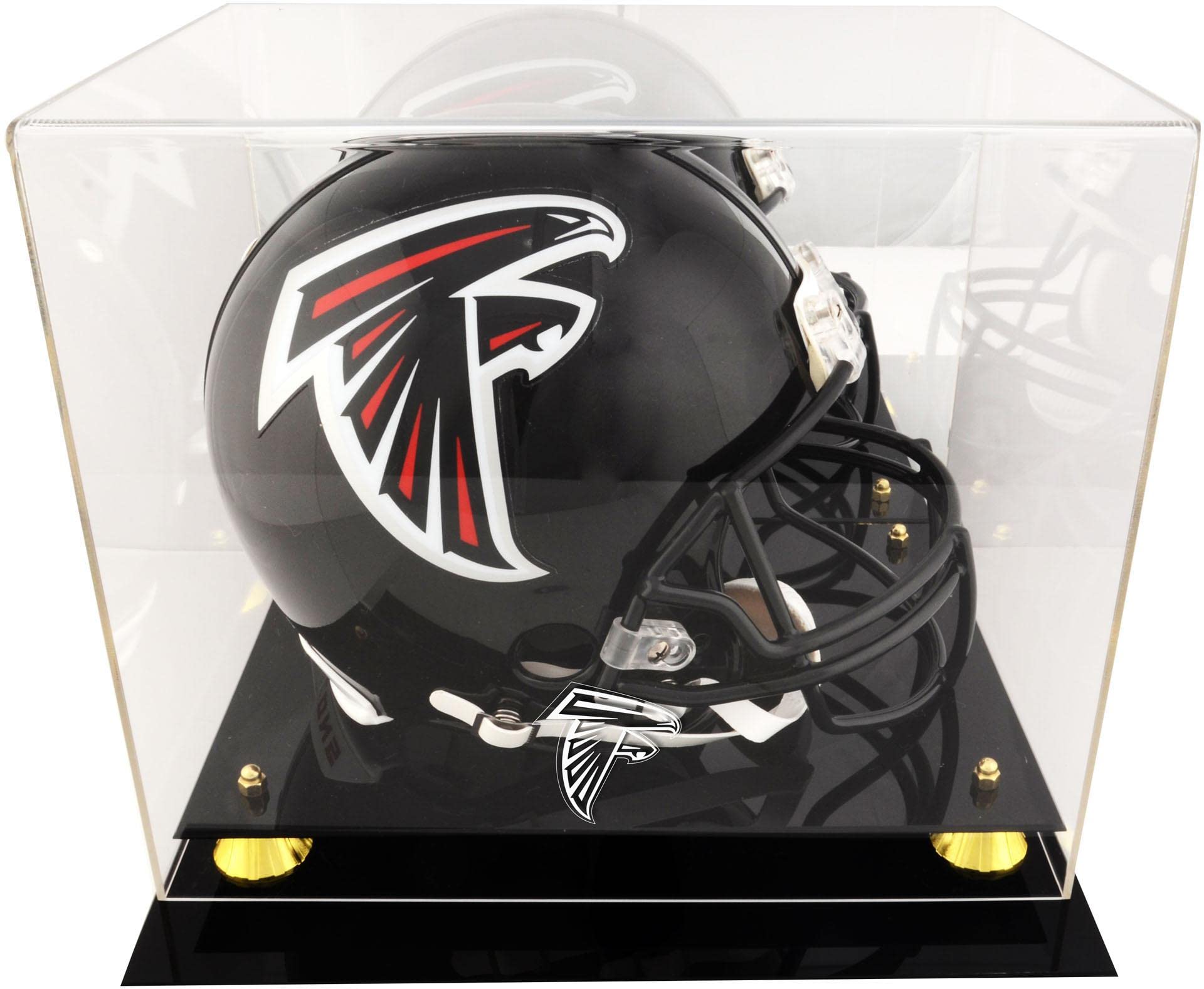 Atlanta Falcons Football Helmet Display Case - Premium NFL Helmet Showcase for Collectors | Perfect for Home, Office, or Man Cave Decor