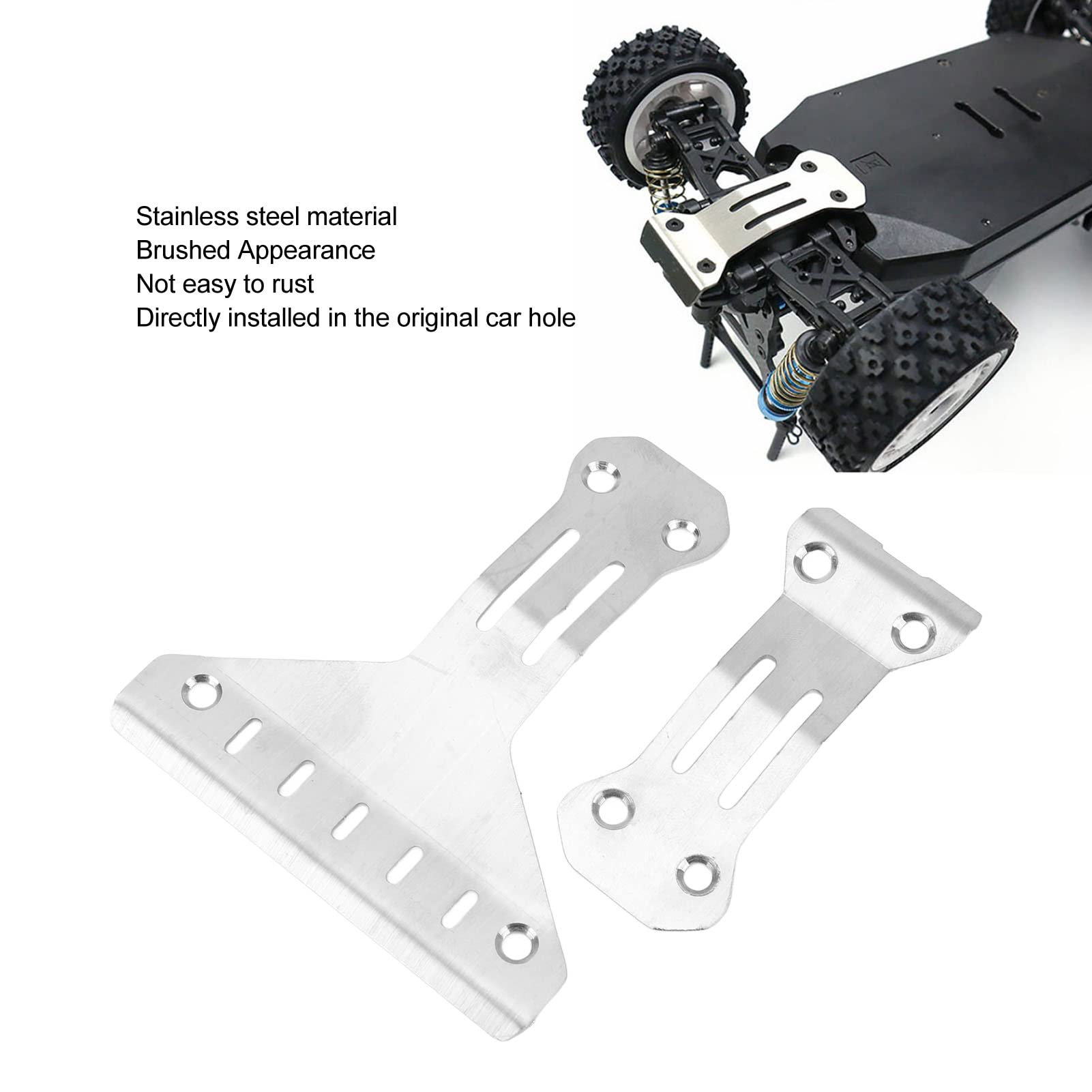 BNineteenteam Stainless Steel RC Chassis Armor - Performance Enhancing Body Protection for XV-02 Pro 1/10 Scale RC Car (58707) | Durable Off-Road Accessories for Racing & Crawling