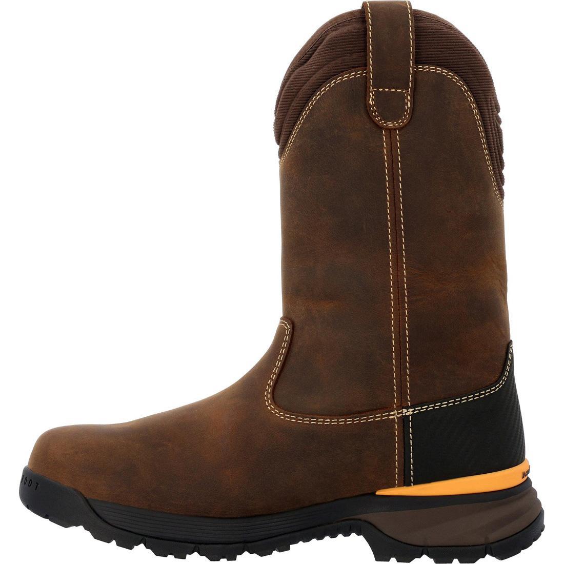 Waterproof Wellington Pull On Boots for Women & Men - Slip Resistant Rain Boots for Gardening, Hiking & Outdoor Activities