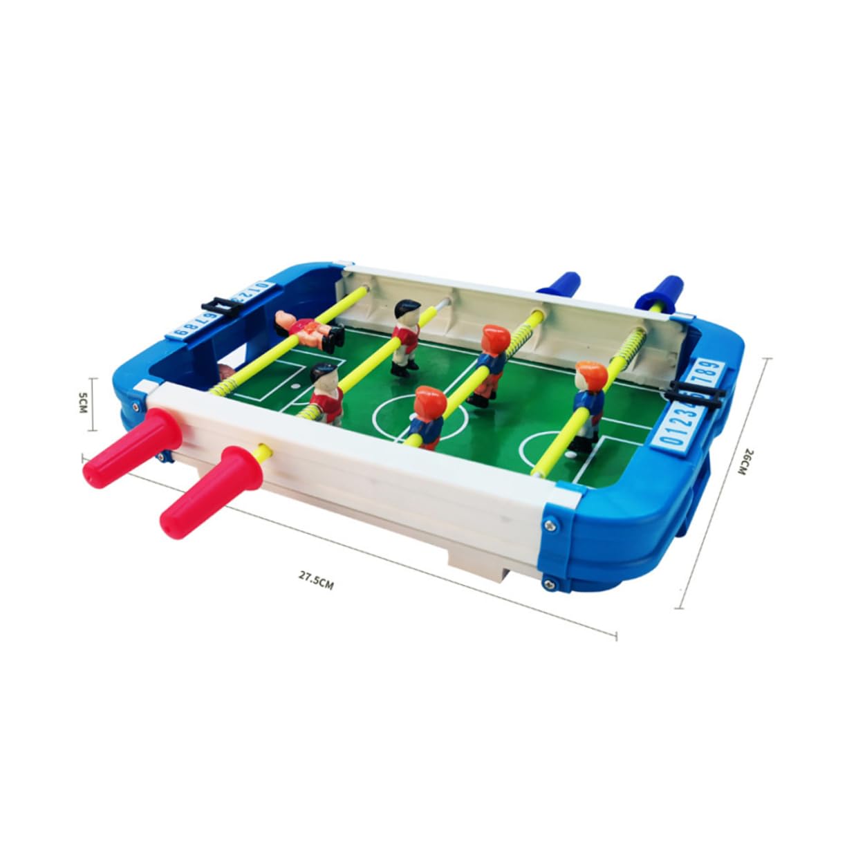 HONMEET Foosball Table Game - Kids Desktop Football Toy for Boys & Girls - Fun Indoor Game for Family, Parties & Office Play