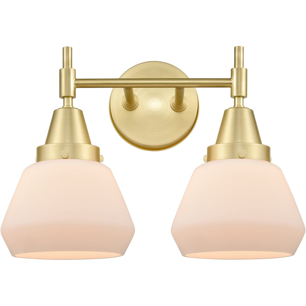 Innovations 447-2W-SB-G171 Transitional Two-Light Bathroom Vanity in Brass Finish - Perfect for Modern and Vintage Bathroom Decor