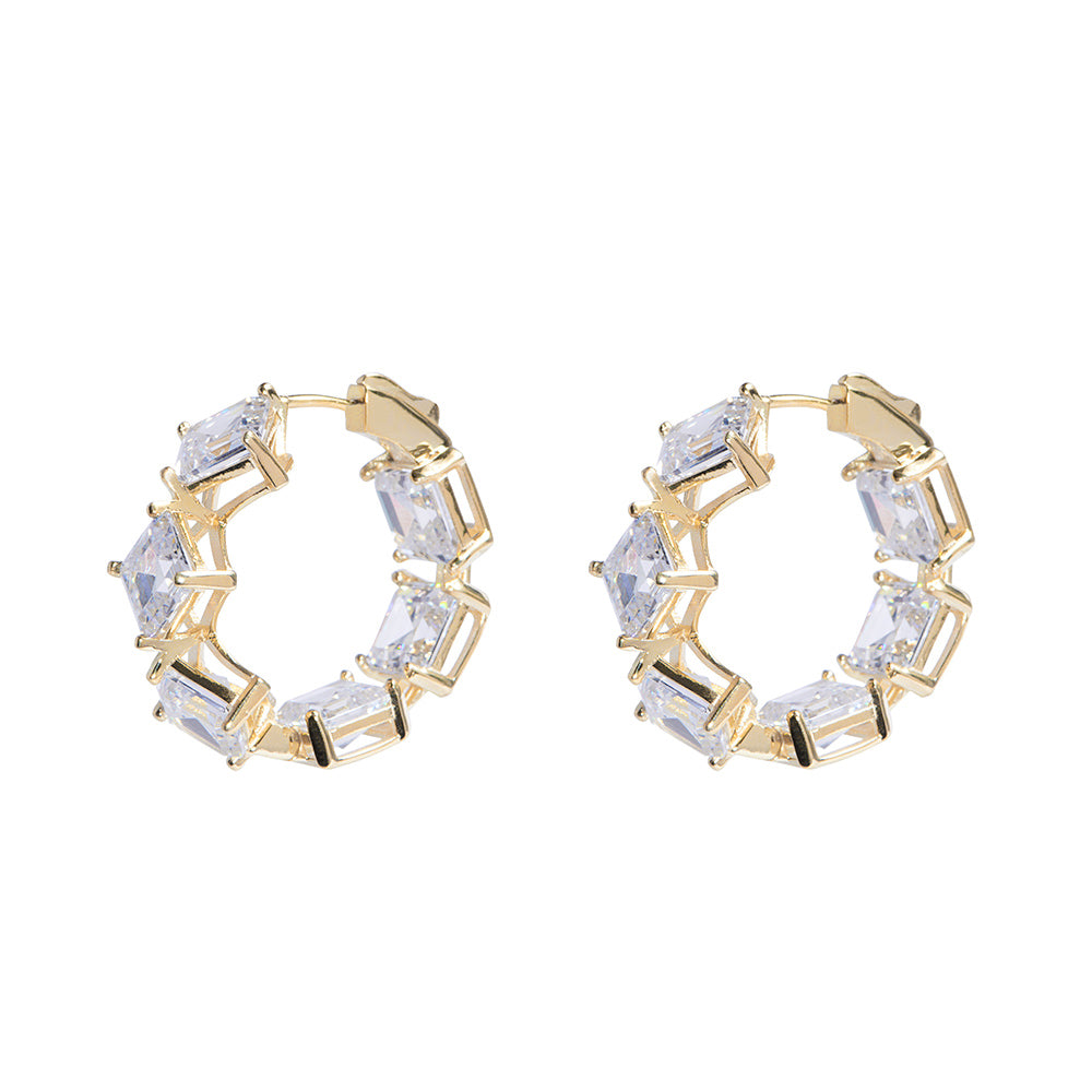 Cherry Hoop 3 - Stylish Cherry Hoop Earrings for Women | Trendy Dangle Drop Earrings for Everyday Wear & Special Occasions | Perfect Gift for Her