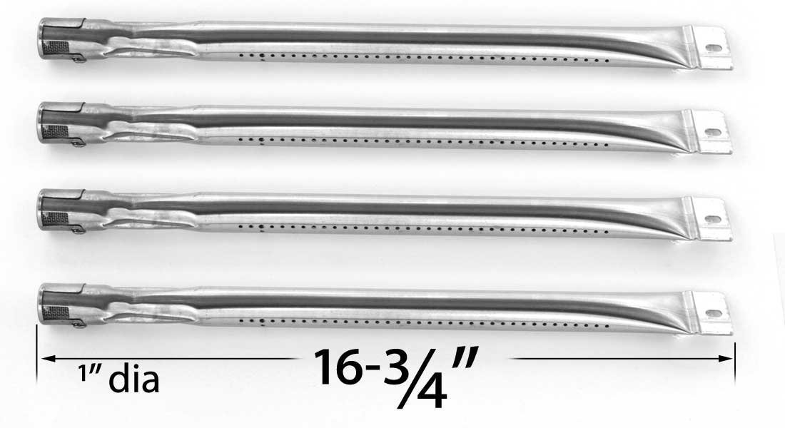 Master Forge P3018 Premium Heat Plates, Grill Burners & Solid Stainless Steel Cooking Grates Kit - Perfect for Outdoor BBQ, Camping & Backyard Grilling