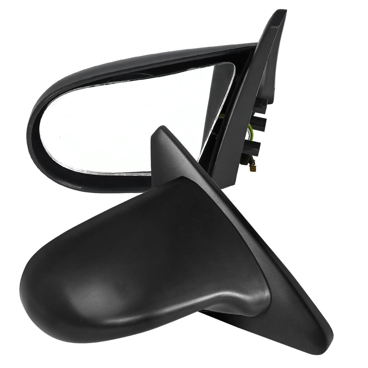 96-00 Honda Civic 2/3Dr Coupe Hatchback JDM Power Side Mirrors Pair - ABS Plastic, Direct Fit Replacement - Perfect for Daily Driving & Car Upgrades
