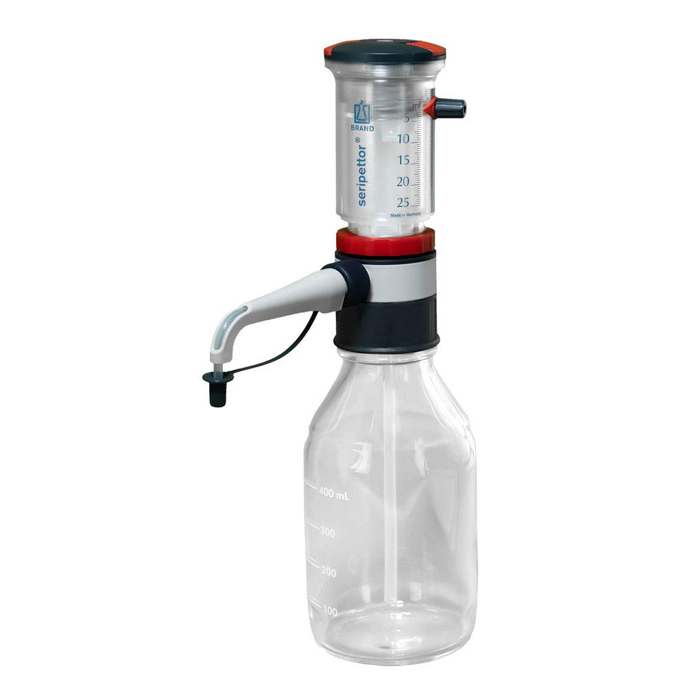 Brandtech Seripettor Bottle Top Dispenser 2.5-25mL (4720150) - Precision Liquid Dispenser for Laboratories, Science Experiments & Chemical Handling