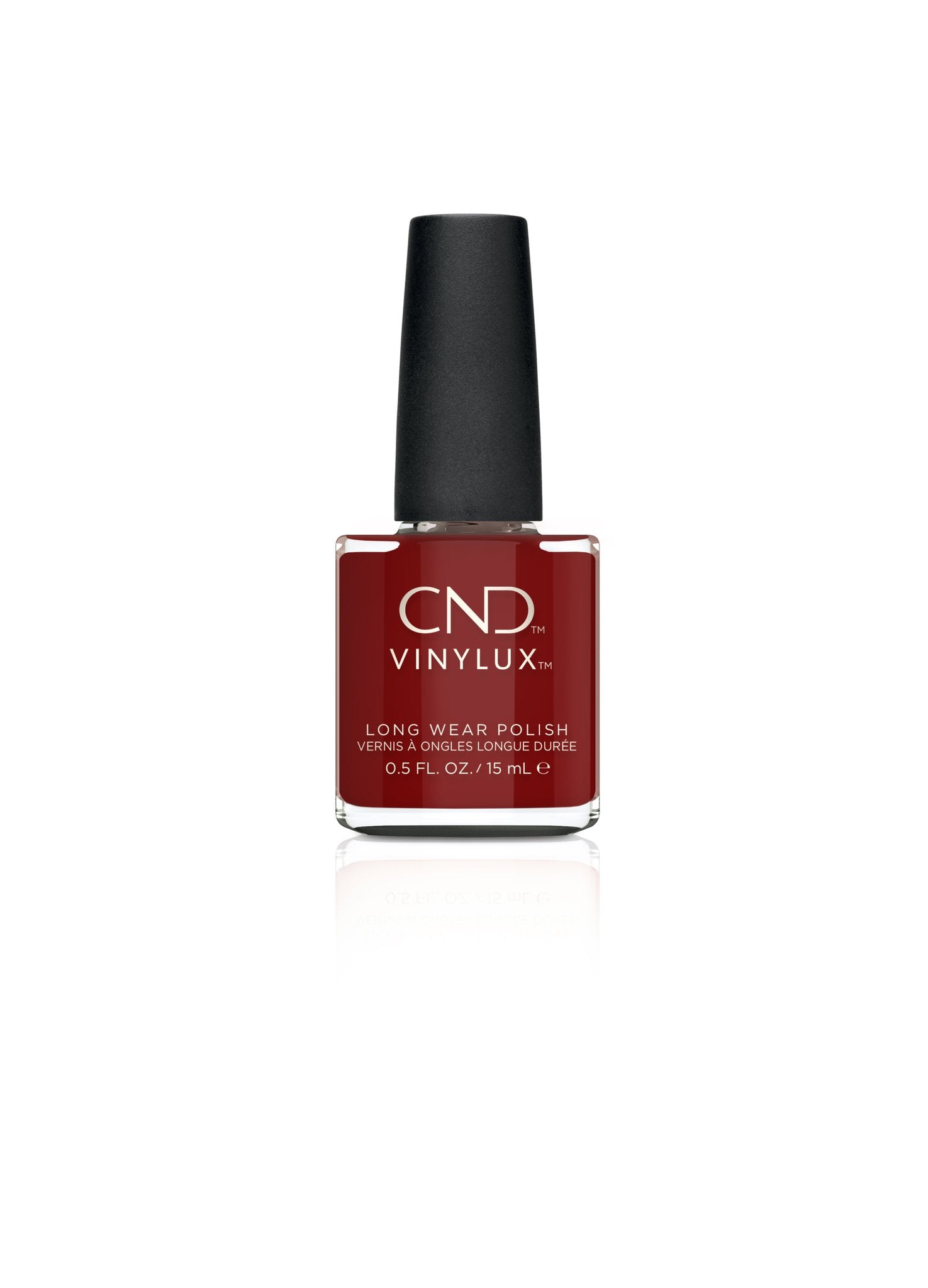 CND Vinylux Long Wear Nail Polish - Bordeaux Babe (0.5 fl oz) - 7+ Days Shine, Chip-Resistant Formula for Salon-Quality Manicures at Home | Perfect for Parties, Weddings & Special Occasions