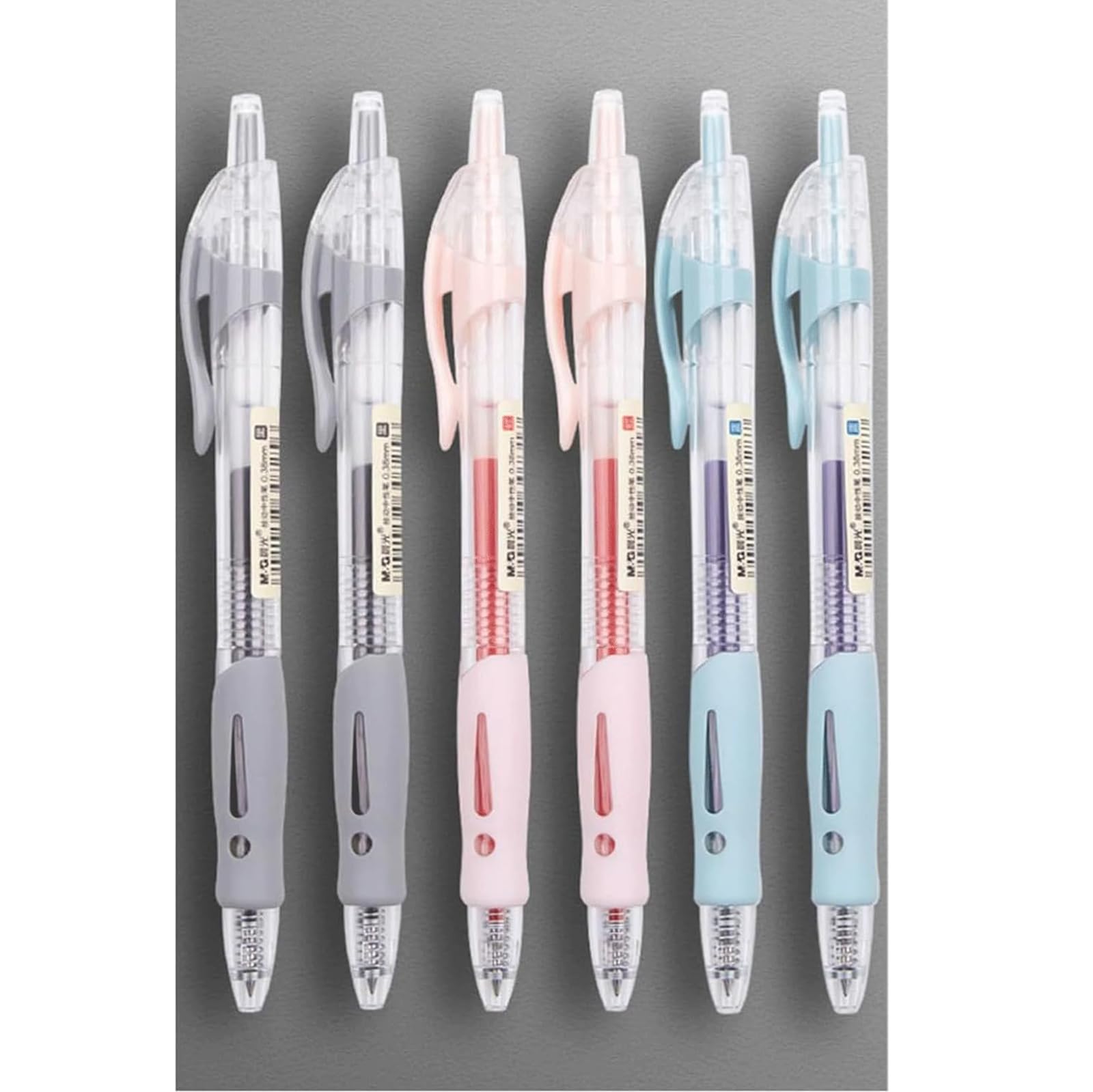Smooth Writing 0.38mm Retractable Gel Pens - Quick-Drying Rollerball Ballpoint Pens for Office, School & Note Taking - Premium Gel Ink Pens for Journaling, Sketching & Everyday Use
