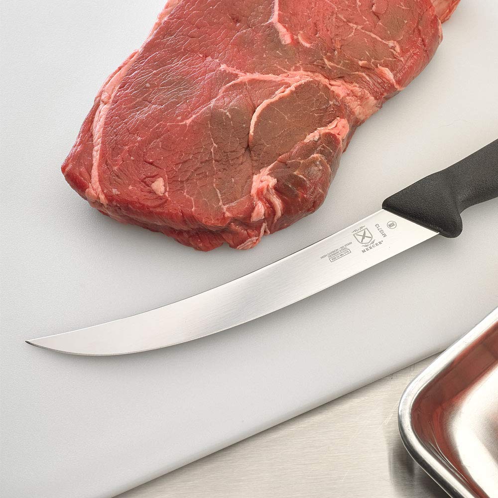 Premium Mercer BPX M13713 8-Inch Breaking Butcher Knife - Professional Grade Meat Cleaver for Butchers, Chefs & Home Cooking | Ideal for Cutting Meat, Poultry & Bones