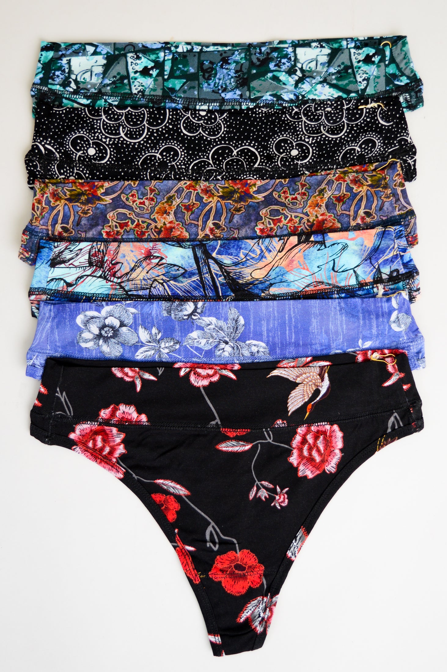 5-Pack Women's Thong Underwear - Assorted Colors - $39 - Perfect for Everyday Comfort & Lounge Wear