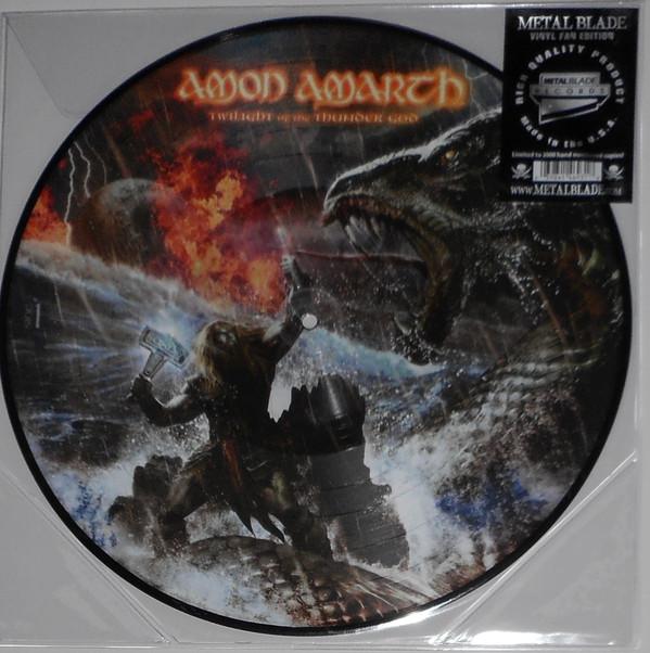 Amon Amarth - Twilight of the Thunder God Limited Edition Picture Disc Vinyl (Hand-Numbered 1/2000) - Perfect for Metal Music Collectors & Viking-Themed Decor