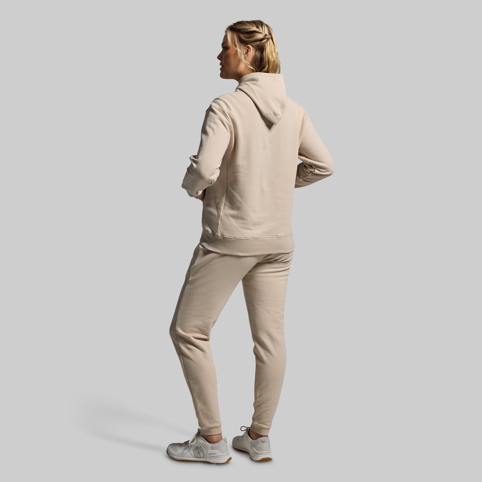 Women's Unmatched Jogger 2.0 - Comfortable High-Waisted Lounge Pants with Pockets (Pumice Gray) - Perfect for Yoga, Running, Travel & Casual Wear