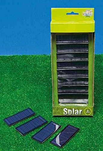 8 Pack Solar Panel Stickers for Kids - DIY Educational Science Toy - Perfect for Classroom Projects & STEM Learning Activities