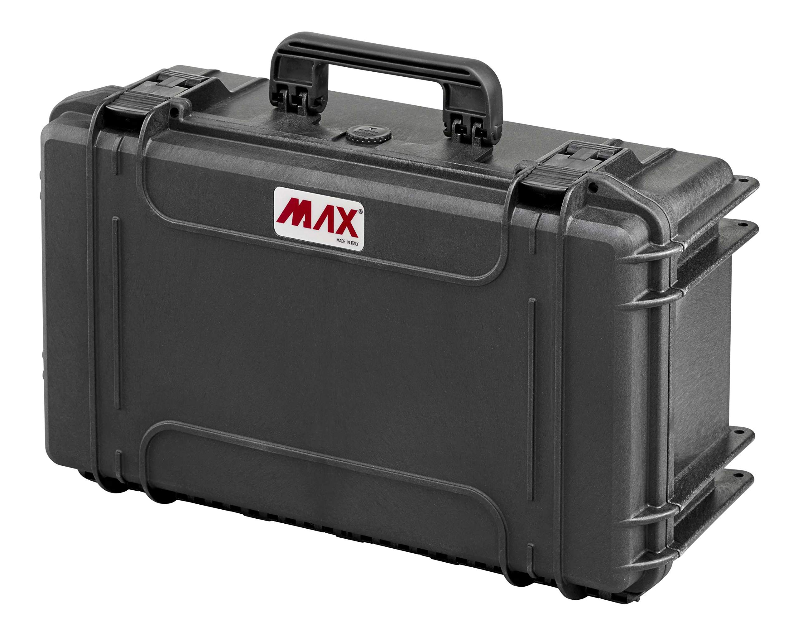 MAX505CAM IP67 Waterproof Hard Case with Padded Dividers - Durable Equipment Storage for Photography, Tools & Travel - Perfect for Outdoor, Studio & Airplane Use