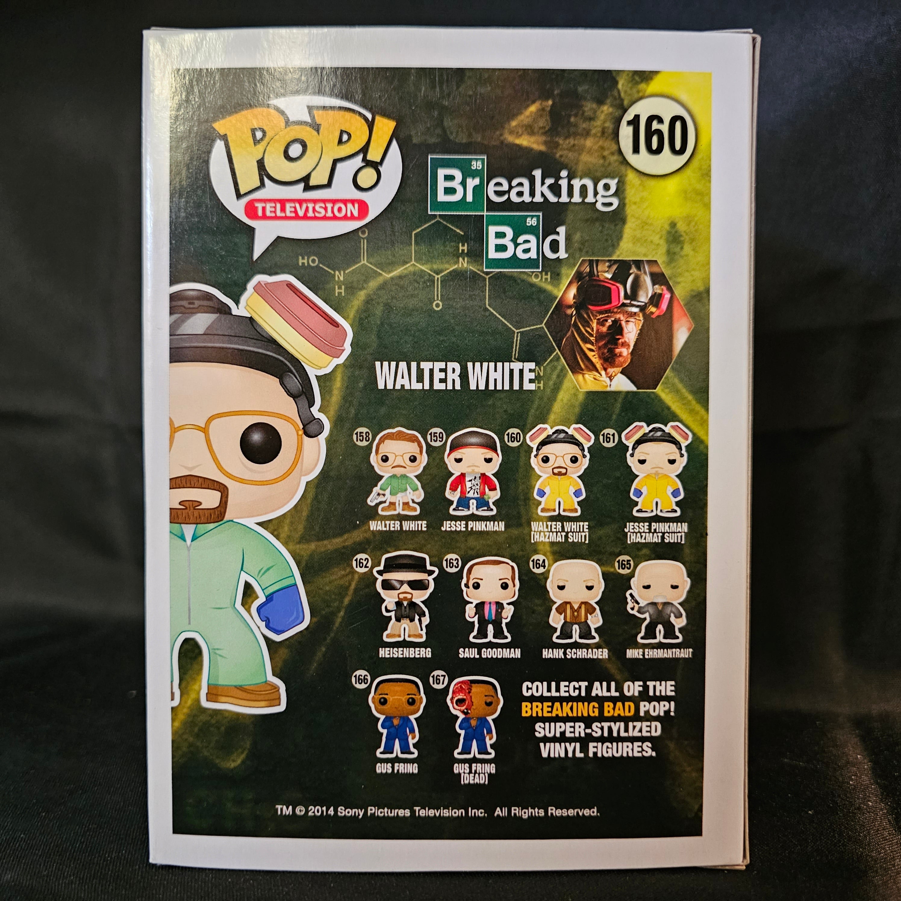 Breaking Bad Walter White Pop! Vinyl Figure - Green Cook Outfit Collectible - Entertainment Earth Exclusive #160 - Perfect for TV Show Fans & Pop Culture Collectors