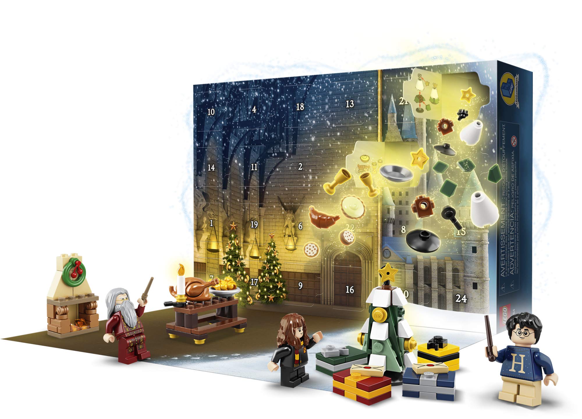 LEGO Harry Potter Advent Calendar 75964 Building Kit (305 Pieces) - Christmas Countdown Toy Set for Kids, Holiday Gift for Potter Fans, Fun Winter Activity for Family