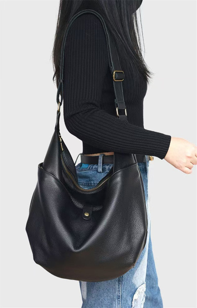 Everyday Slouchy Shoulder Bag for Women - Stylish Crossbody Purse with Adjustable Strap - Perfect for Work, Travel & Shopping