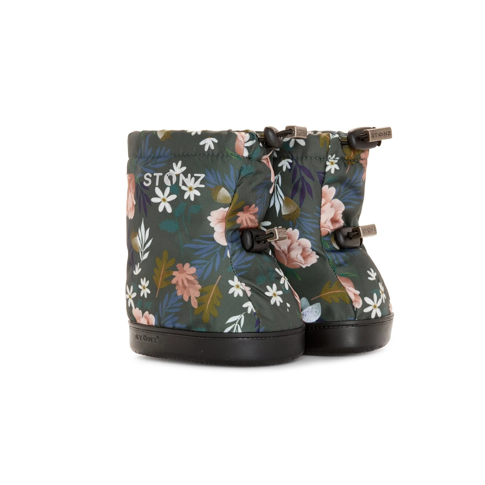 Stonz Toddler Booties - Waterproof Winter Snow Boots for Boys & Girls - Non-Slip Warm Baby Shoes for Outdoor Play & Walking