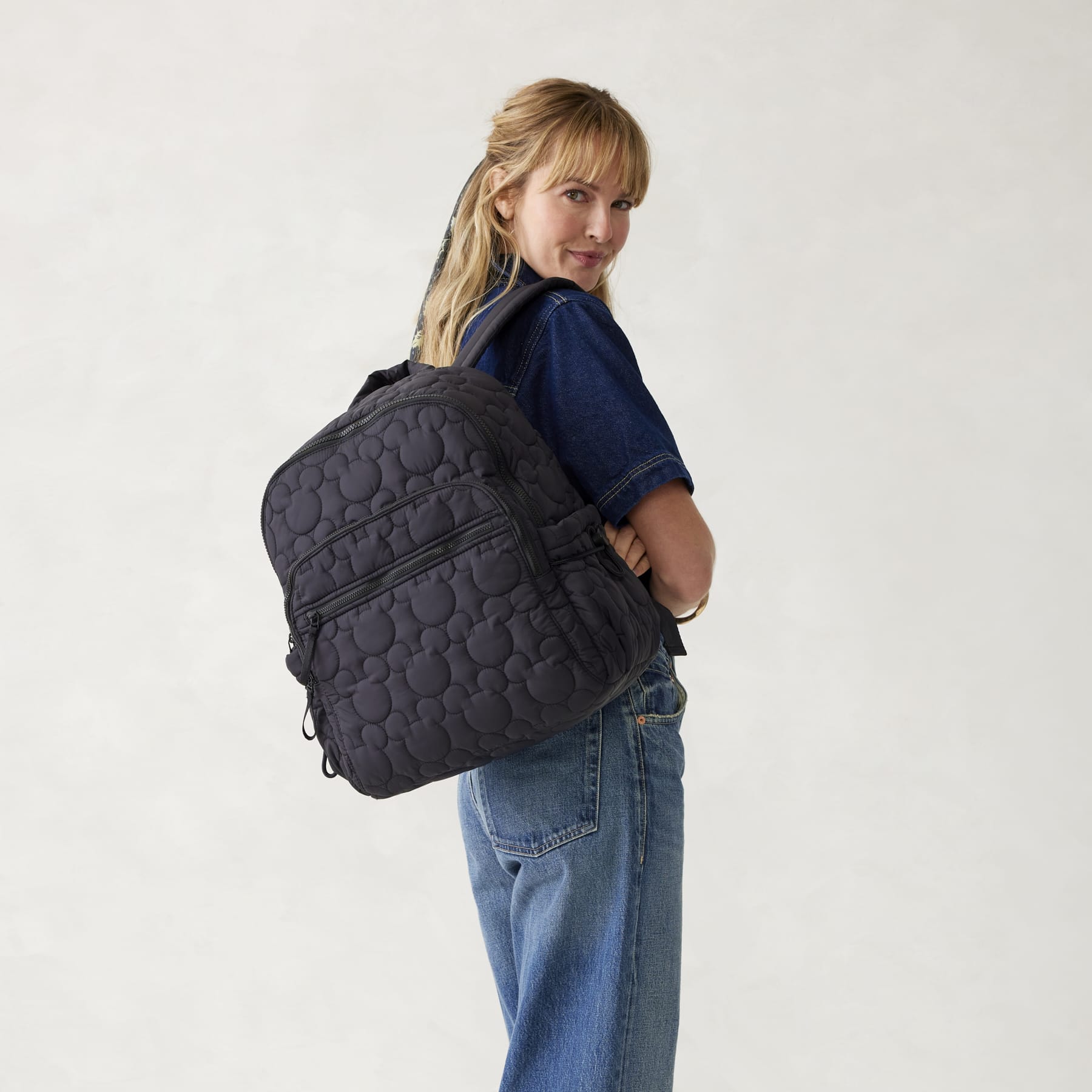 Disney Bancroft Backpack for Kids & Adults - Lightweight Durable School Backpack with Mickey Mouse Design - Perfect for School, Travel, and Daily Use