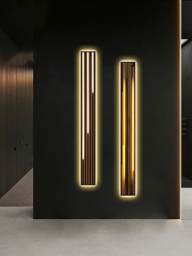 Modern LED Panel Wall Lamp - Abstract Porch Art Light Fixture for Outdoor & Indoor Decor | Perfect for Patio, Garden, Entryway, and Living Room Lighting
