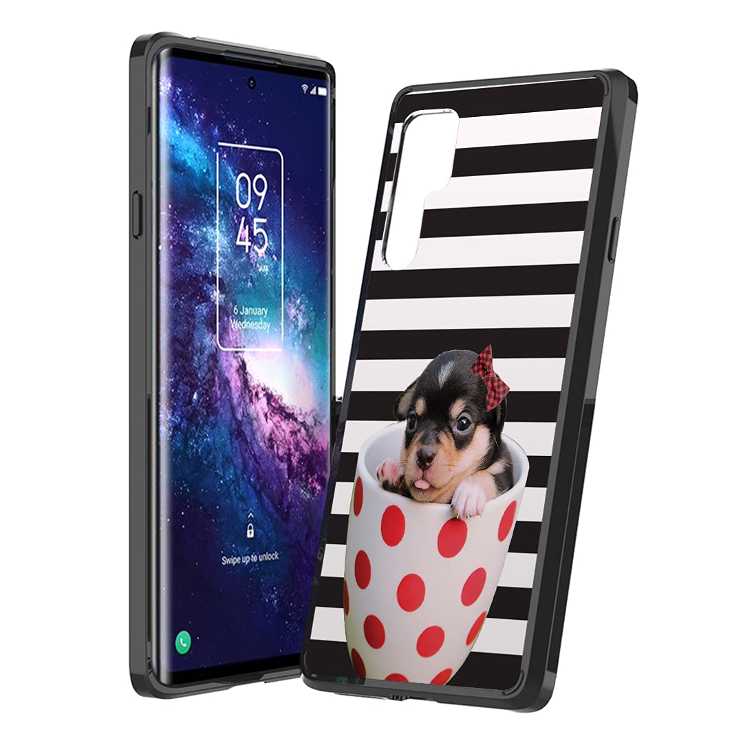 TCL 20 Pro 5G Case - Cute Puppy Hybrid Protective Cover for Daily Use