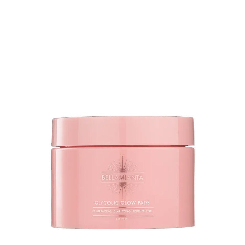Bellamianta Glycolic Glow Pads - Exfoliating Facial Pads for Radiant Skin | Brightening & Smoothing Treatment | Perfect for Daily Skincare Routine & Acne-Prone Skin