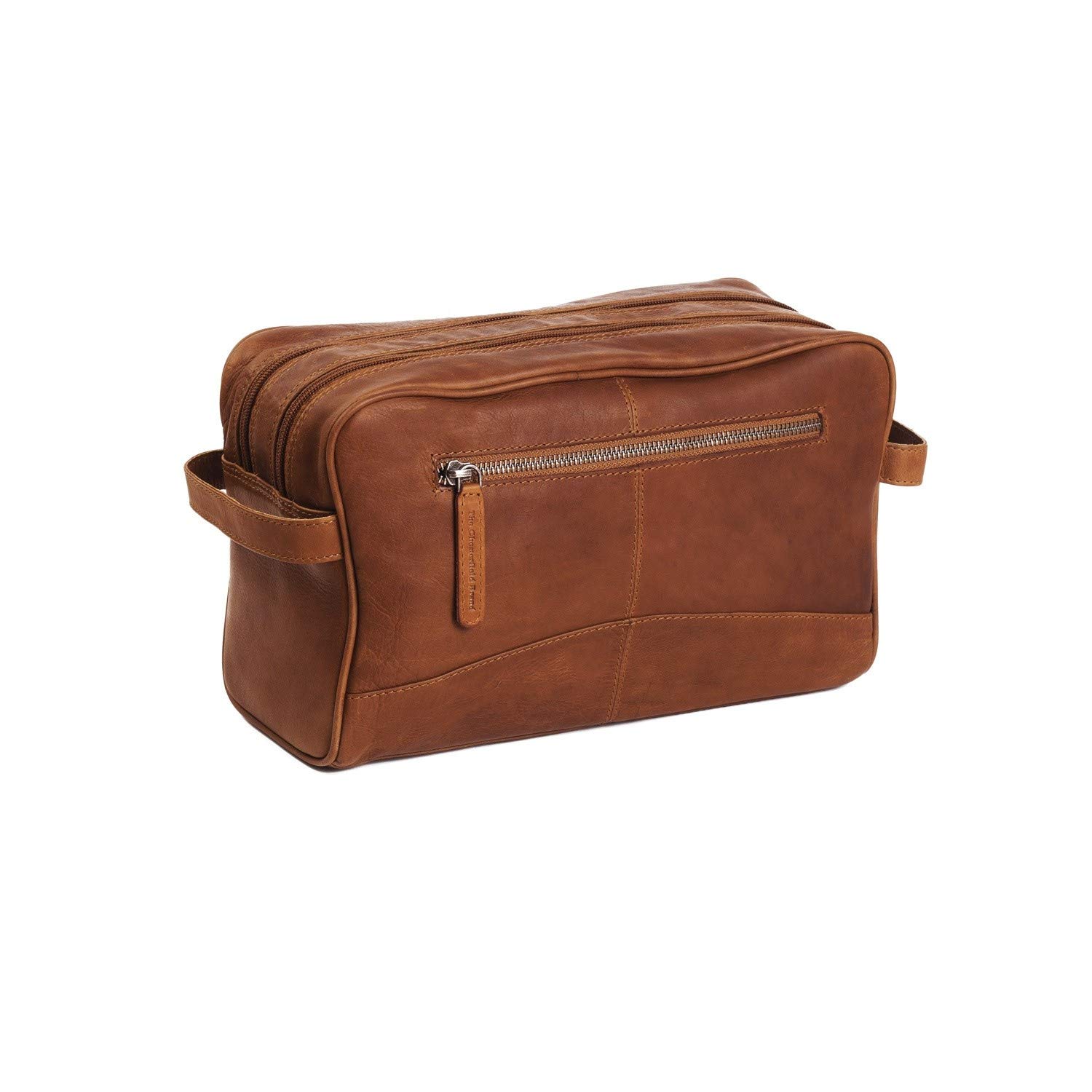Premium Genuine Leather Men's Shaving & Toiletry Bag - Stefan Collection | Durable Travel Dopp Kit for Grooming Essentials | Perfect for Business Trips, Gym & Weekend Getaways