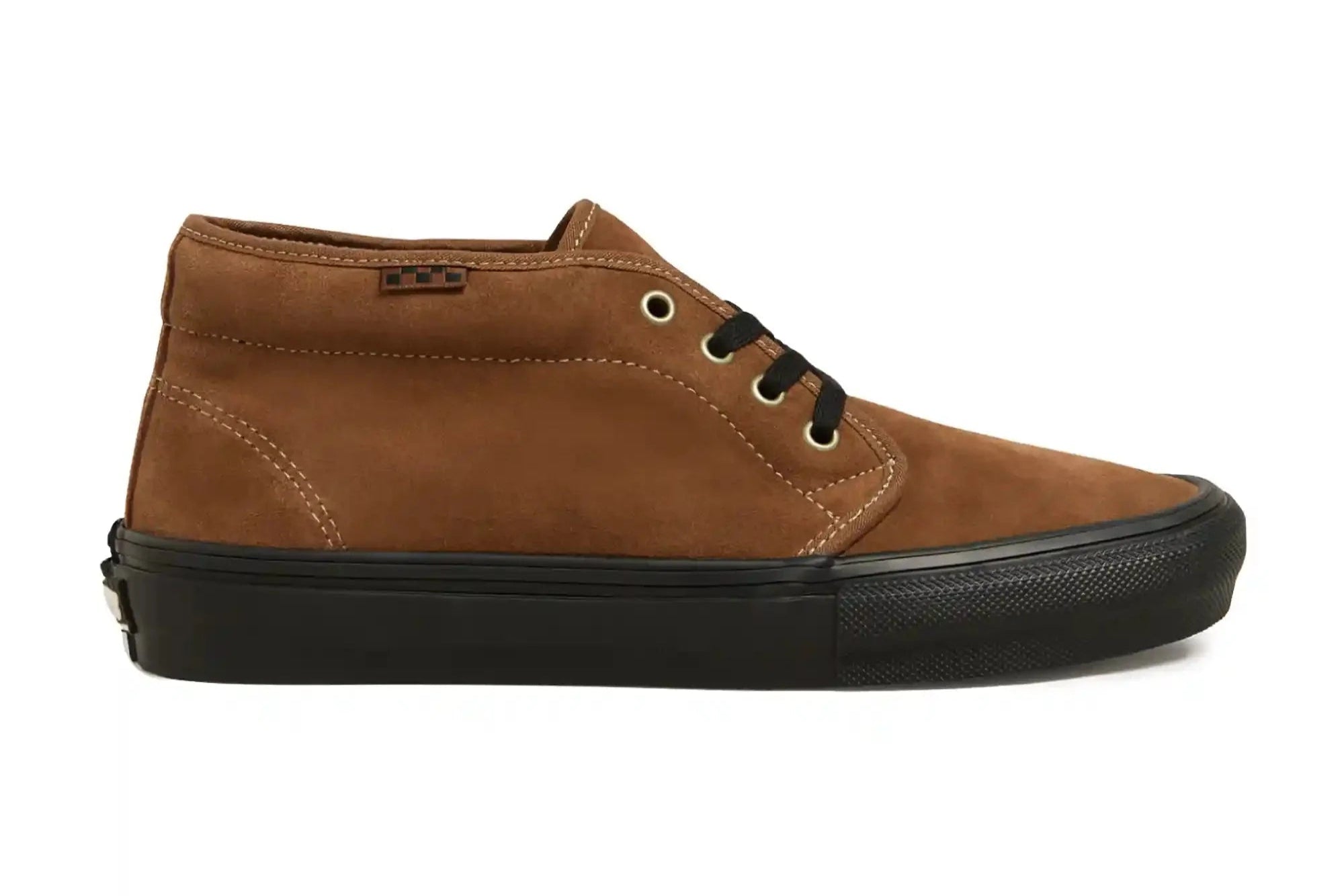 Vans Skate Chukka VCU Skateboarding Shoes for Men - Brown/Black Colorway - Durable Canvas & Suede for Street Skating & Casual Wear